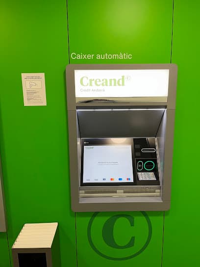 ATM Creand Crèdit Andorrà - caixer automàtic Canillo